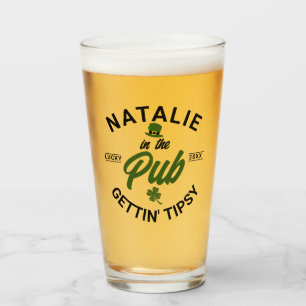 Verre Jour de la Saint Patrick personnalisé drôle Groupe