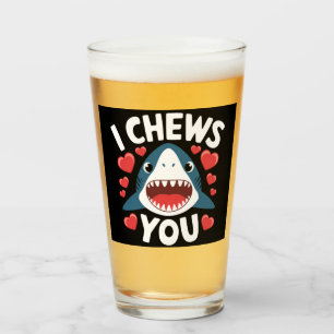 Verre Jour de la Saint-Valentin Cœur Léopard Mignon