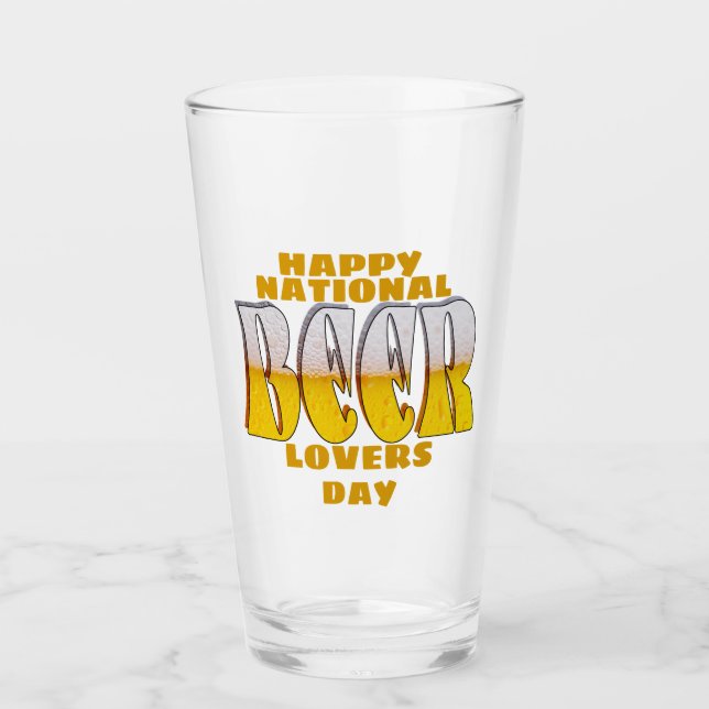 Verre Jour des amateurs de bière (Devant)