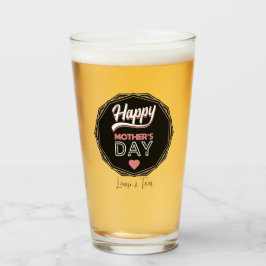 Verre Joyeuse fête des mères