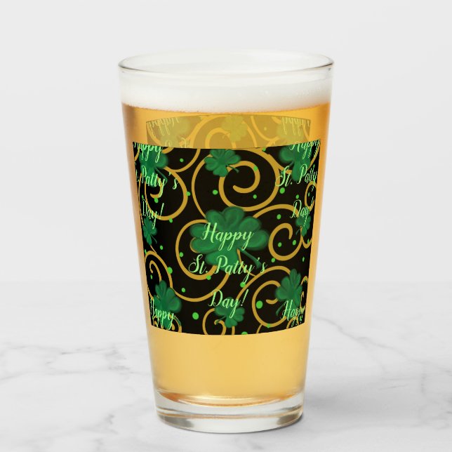 Verre Joyeuse Saint-Patrick (Devant (rempli))