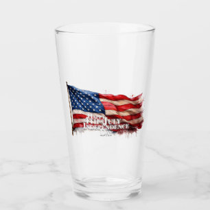 Verre Joyeux 4 juillet - Jour de l'Indépendance