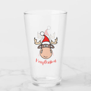 Verre Joyeux orignal de Noël