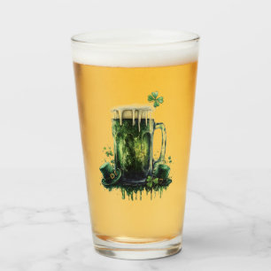 Verre Joyeux St Patrick's Day ! Illustration de bière