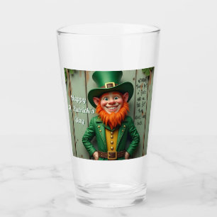 Verre Joyeux St. Patrick's Day Leprechaun
