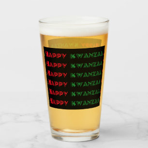 Verre Joyeux vœu de Kwanzaa 2