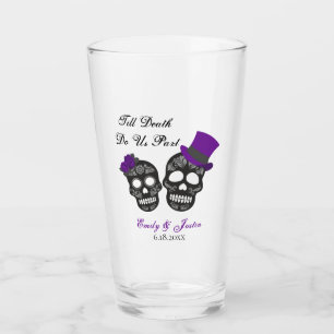 Verre Jusqu'à ce que la mort nous sépare   Purple Mariag