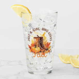 Verre Just A Girl Who Love Fall - Cosy Autumn Vibes