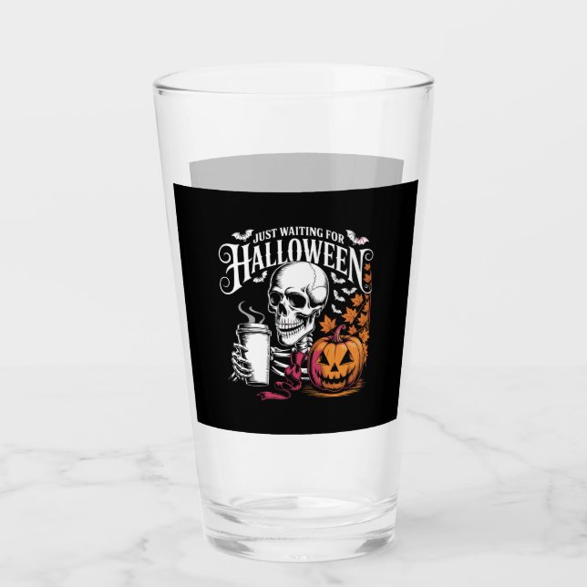 Verre Just Waiting For Halloween (Devant)