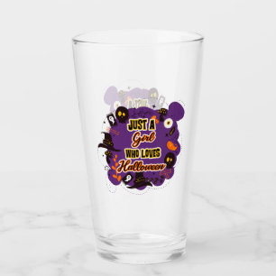 Verre Juste une fille qui aime Halloween