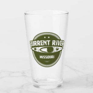 Verre Kayak dans la rivière Current Missouri