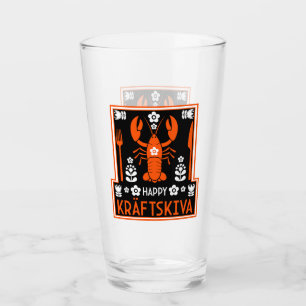 Verre Kräftskiva - Parti suédois de l'écrevisse