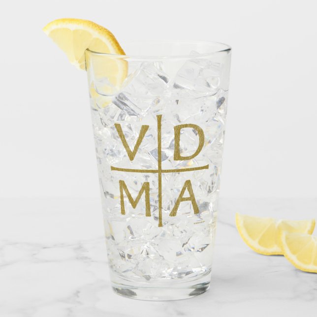 Verre La Croix de la Réforme de Luther (Devant glace)