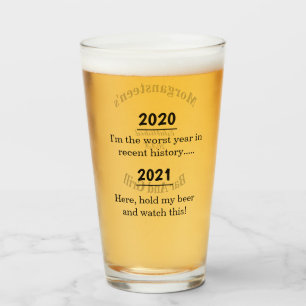 Verre La pire année de l'histoire récente Novelty Bar