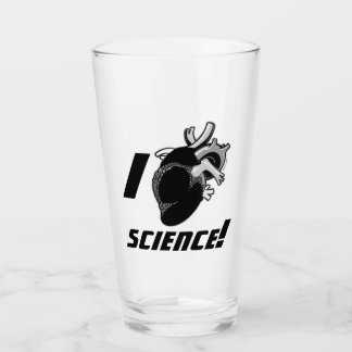 Verre La Science I (de coeur anatomique)