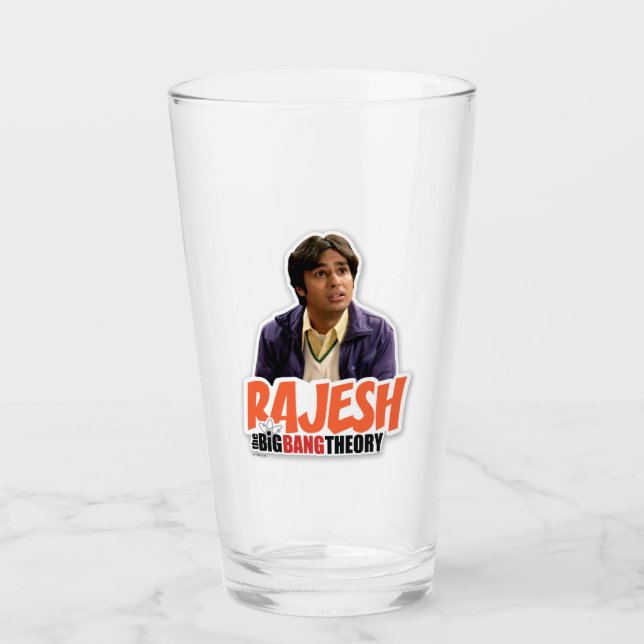 Verre La théorie du Big Bang | Rajesh (Devant)