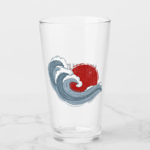Verre La vague de Kanagawa