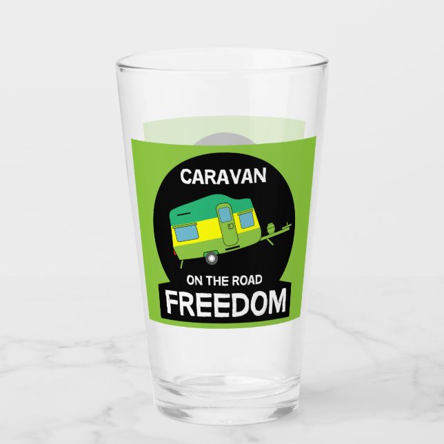 Verre La Vie Est Douce À La Caravan Drôle Cadeaux Voyage (Devant)