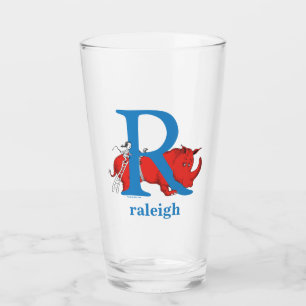 Verre L'ABC de Dr Seuss : Lettre R - Bleu   Ajoutez votr