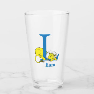 Verre L'ABC du Dr Seuss : Lettre L - Bleu Ajoutez votr