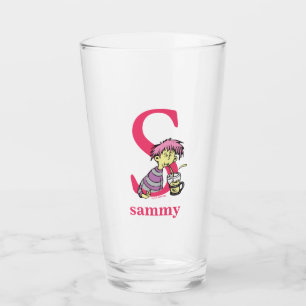 Verre L'ABC du Dr Seuss : Lettre S - Rose Ajoutez votr
