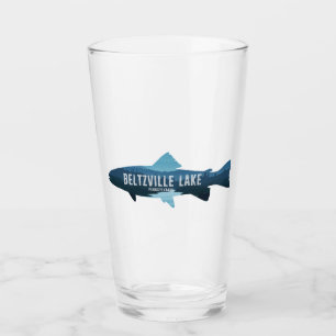 Verre Lac Beltzville Pennsylvanie Poissons