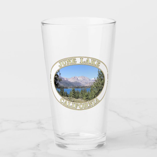 Verre Lac de juin et Sierra Nevada orientale (Devant)