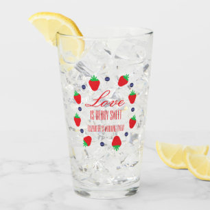 Verre L'amour est Berry Fête des mariées de fruits sucré