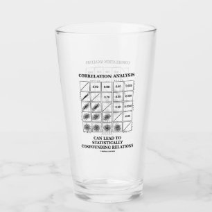 Verre L'analyse de corrélation peut mener à la stat