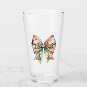 Verre Lapin de coton floral Coquette Lapin de fond Rabbi