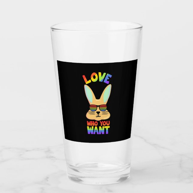 Verre Lapin lesbien LGBT (Devant)