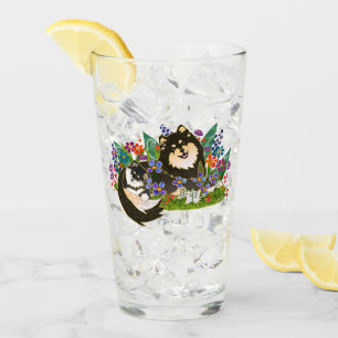 Verre LAPPHUND FINLANDAIS avant et dos de
