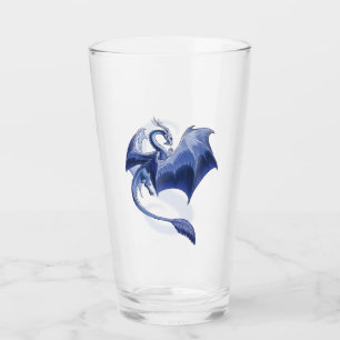 Verre L'art naturel du Imaginaire du Dragon Bleu d'hiver