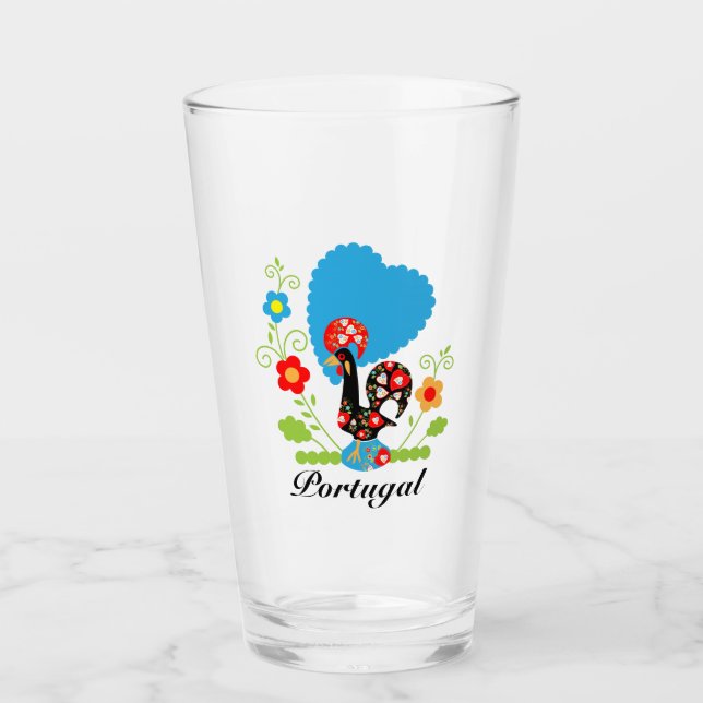 Verre Le coq portugais (Devant)