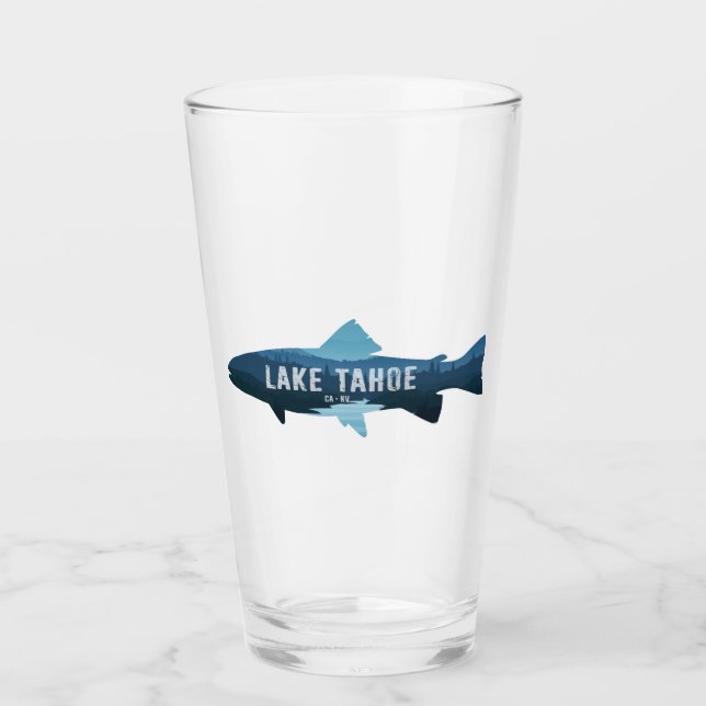 Verre Le lac Tahoe California Nevada Fish (Devant)