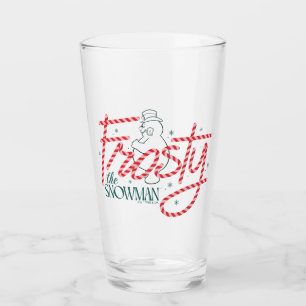 Verre Le logo du Sucre de canne Snowman Frosty