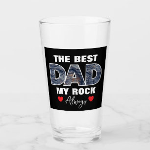 Verre "Le meilleur papa mon rock toujours" Graphique