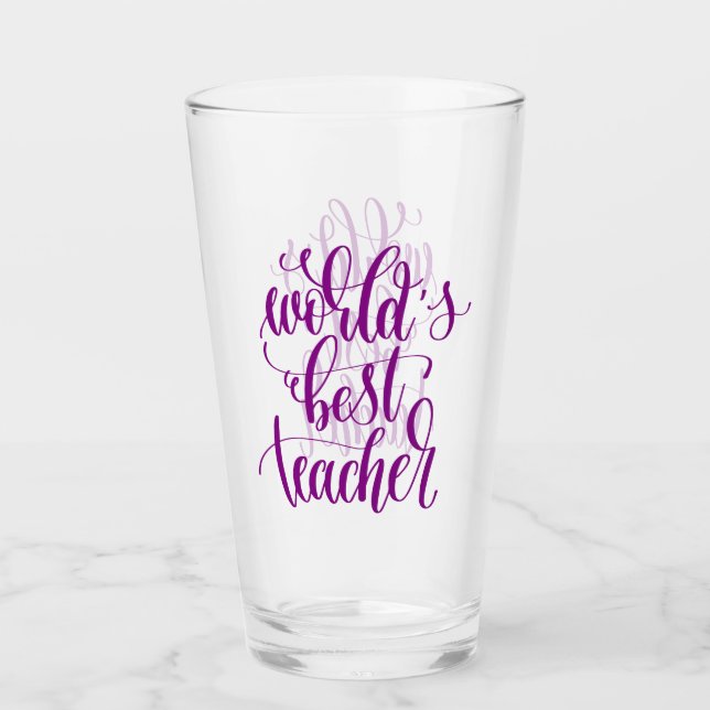 Verre Le meilleur professeur du monde (Devant)