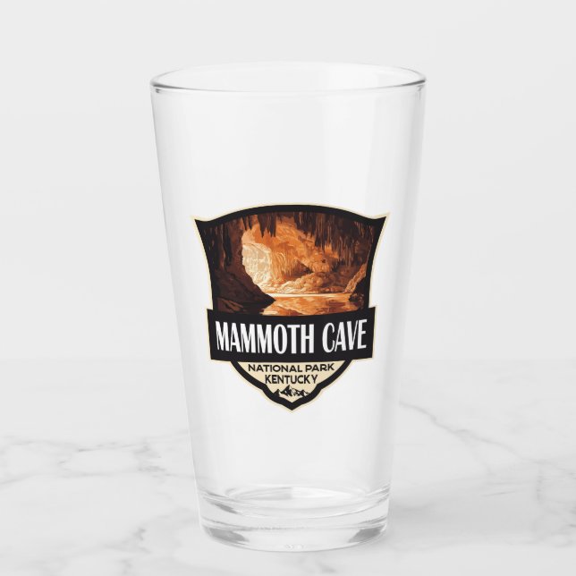 Verre Le parc national Mammoth Cave Illustration Art rét (Devant)