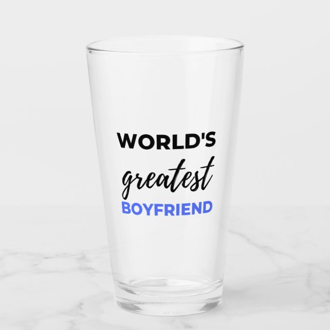 Verre Le plus grand ami noir du monde (Devant)