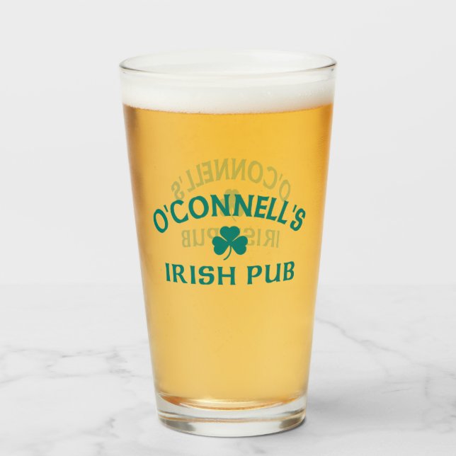 Verre Le pub irlandais d'O'Connell (Devant (rempli))
