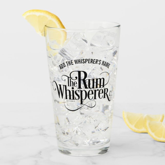 Verre Le rhum Whisperer (Devant glace)