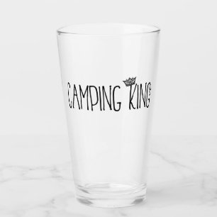 Verre "Le roi du camping"