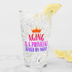 Verre Le vieillissement est une citation privilégiée A