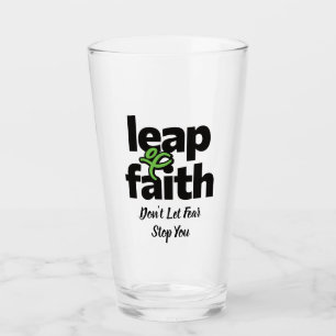 Verre Leap Of Faith Ne laissez pas la peur vous arrêter