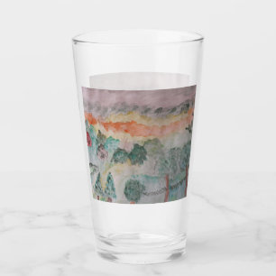 Verre Les arbres sur la baie