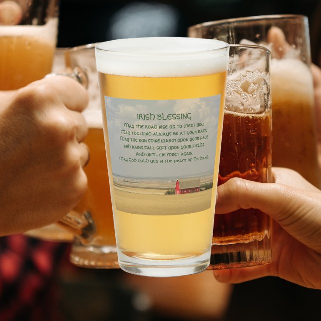 Verre Les champs de blé doré de la bénédiction irlandais (In Situ)