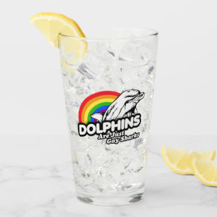 Verre Les dauphins ne sont que des requins gays