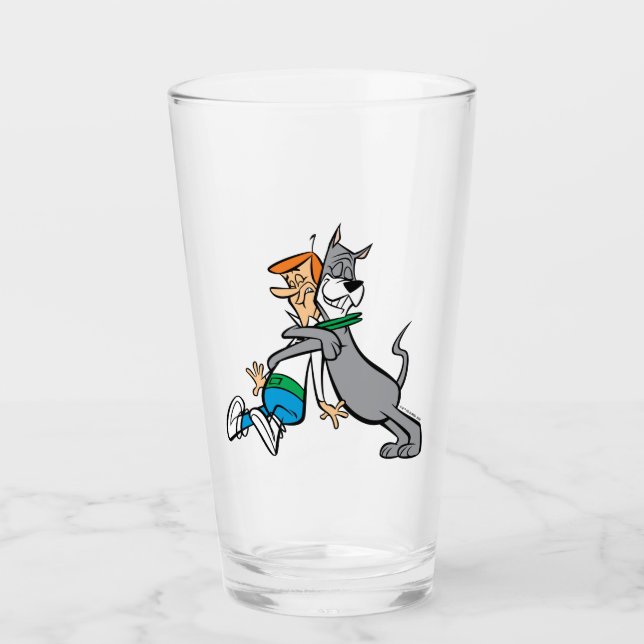 Verre Les Jetsons | George & Astro Hug (Devant)