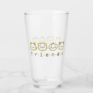 Verre Les mignons amis animaux face Coque-Mate coque iph